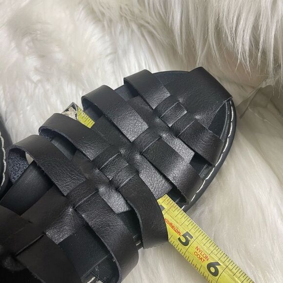 Torrid Platform Fisherman Sandal  Synthetic Black size WW 8.5 - Picture 10 of 10
